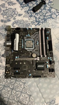 Mother board plus cpu