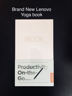 Brand New in Box - Lenovo Yoga Book YB1-X91F 10.1" Windows 10 Pro Convertible 2 in 1 Notebook