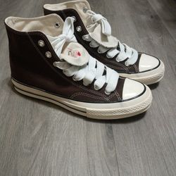 Dark Brown Converse (Mens 8)