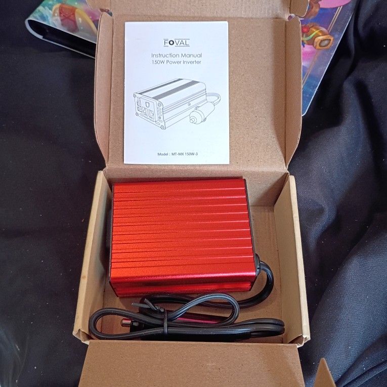 Brand New Foval DC12V-AC110V 150W Car Inverter Lighter Attachment