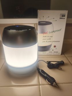 Air Purifier with Short-Wave Lights Cleansing Lamp, Washable and Reusable HEPA Filter for Allergies, Pollen, Smoke, Dust Pet Dander, Mold, 