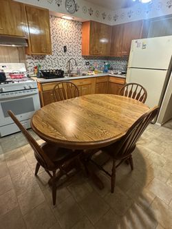 Solid Oak dining set