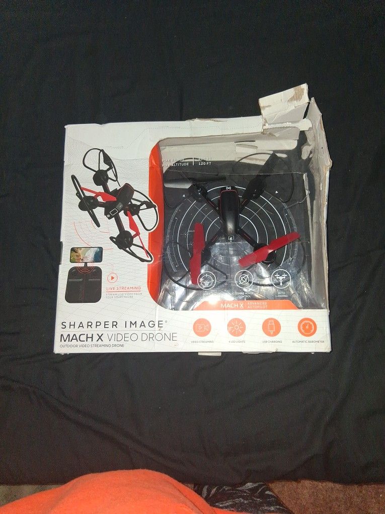 Sharper Image MACH X VIDEO DRONE