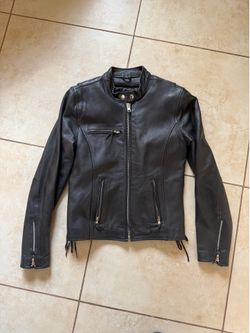 Wilson’s Leather Women’s Small Motorcycle Moto Black Jacket Thinsulate lined