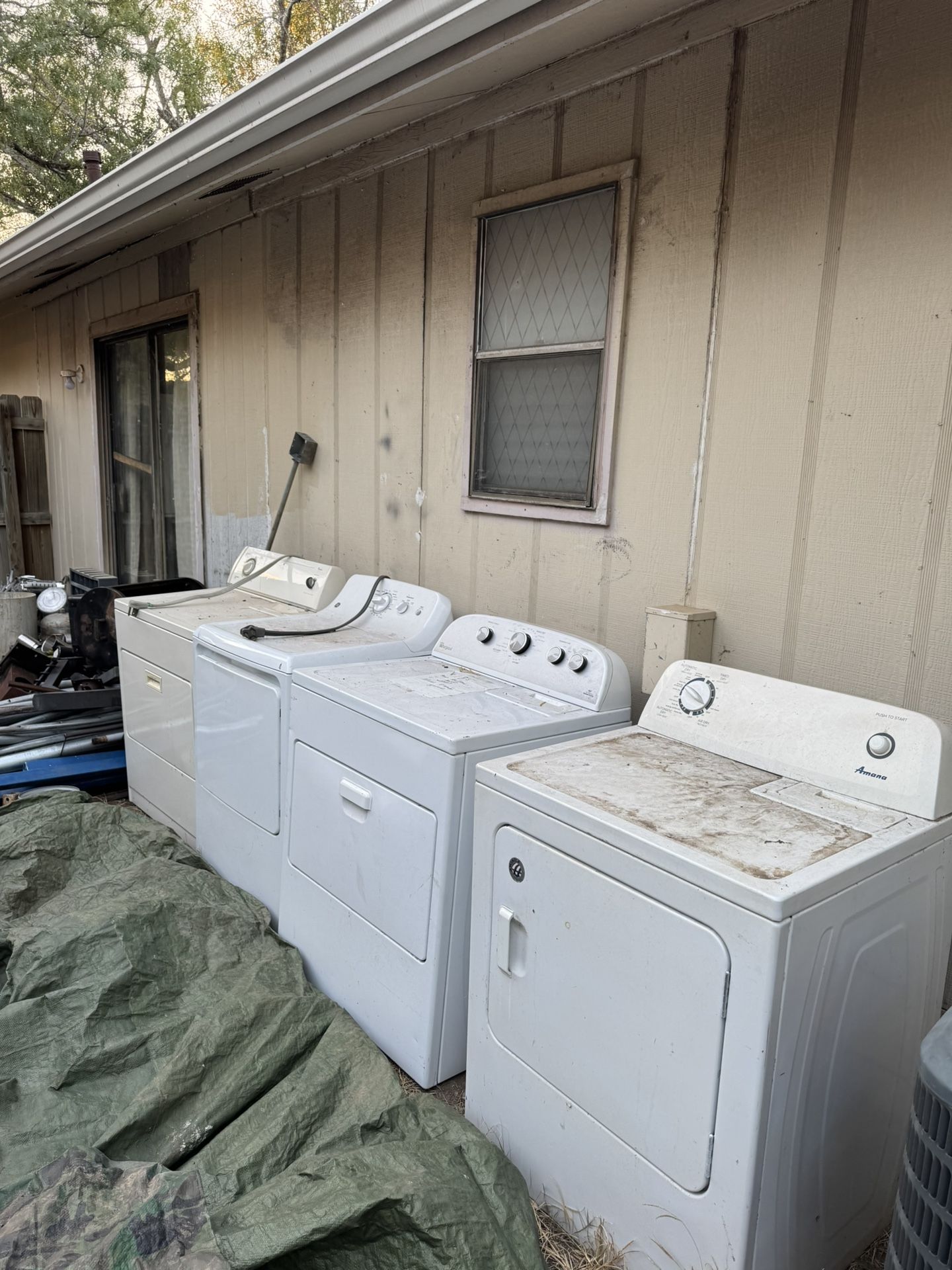 Cheap used washers and dryers - some work, some DO NOT work. Delivery available!