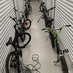 8 Bikes = 2 frames, 4 Complete Adult & 2 Kids Bikes