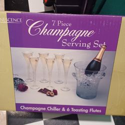 Champagne Serving Set.