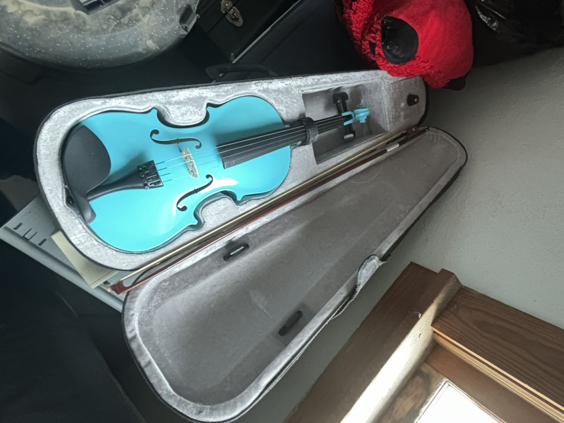 Cheap violin, never