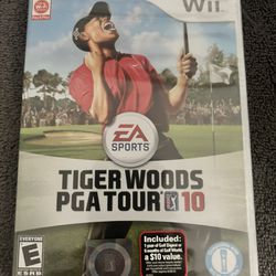 Nintendo Wii Tiger Woods PGA Tour 10 New 