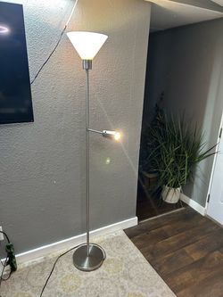 Torchiere Floor Lamp with Reading Light