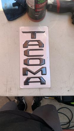 Tacoma Rear  Emblem  