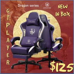GTPLAYER DRAGON SERIES GAME CHAIR NEW 