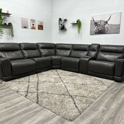 Lauretta Recliner Sectional Couch - Free Delivery  