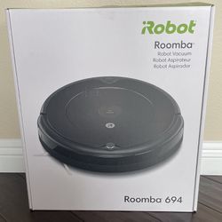 *BRAND NEW* iRobot Roomba 694 Robot Vacuum-Wi-Fi Connectivity, Personalized Cleaning Recommendations, Works with Alexa