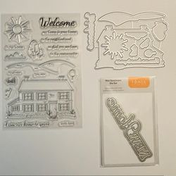Our Home to Yours, New Home Stamps & Die Craft Making Bundle