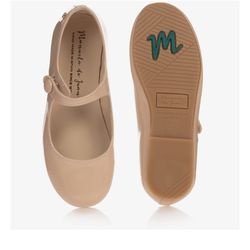 Mary Jane shoes, Manuela De Juan-Girls Pink Leather Pumps, Size 36