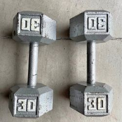 Brand New 60lbs  Total Weight Dumbells