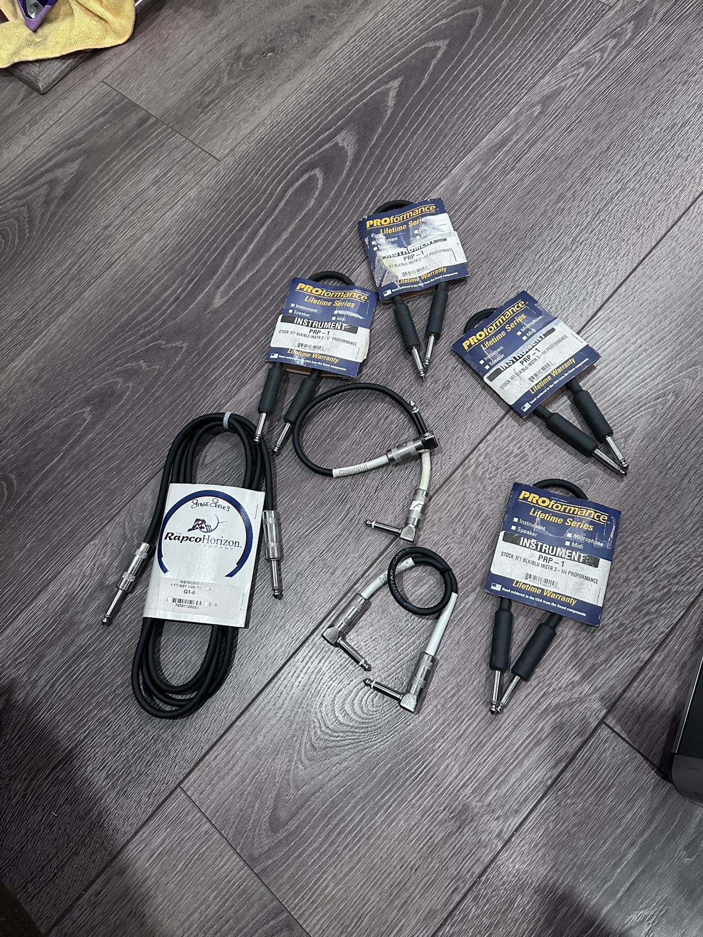 Instrument Speaker Microphone Midi Cables Lot