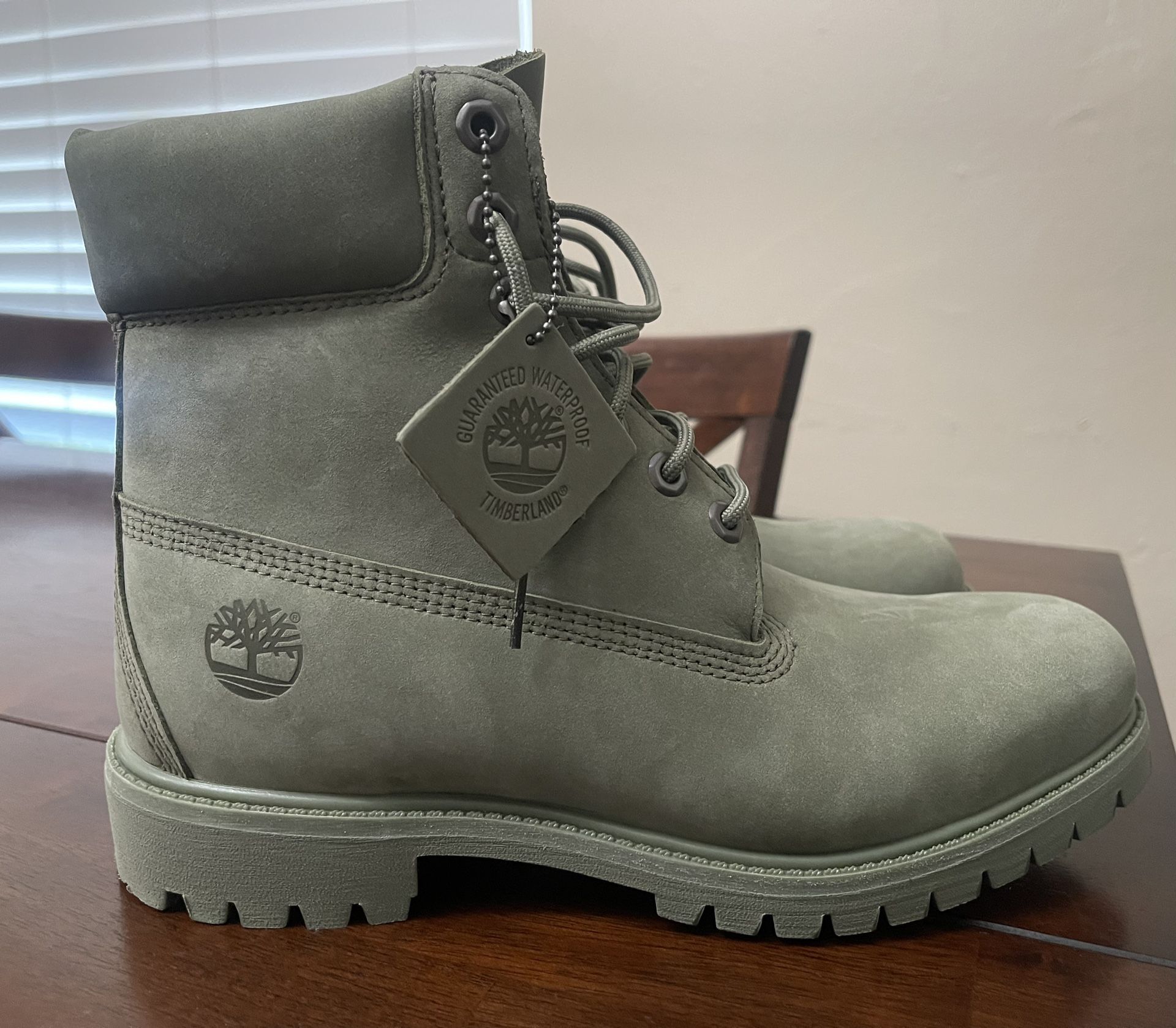 New Timberland Boots (faded Green)
