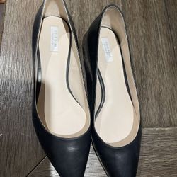 Women’s Black Cole Hahn Leather Flats