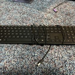 Keyboards and mouse