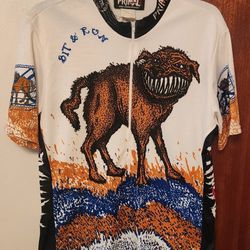 Rare and Vintage Primal Wear Cycling White Jersey (L)