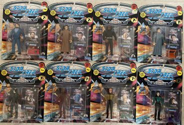 Star Trek The Next Generation Collector Series 7th Season by Playmates 1994 Complete Collection ALL MOC