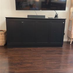 Westfield Low Profile Wood Murphy Bed Chest with 6" Mattress