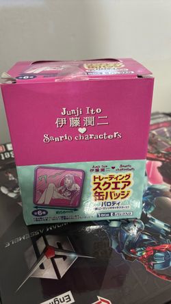 Junji Ito Sanrio badge pins box