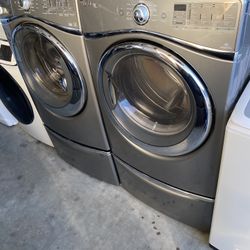 Great Whirlpool Front Load Washer And Dryer Electric High Efficiency 