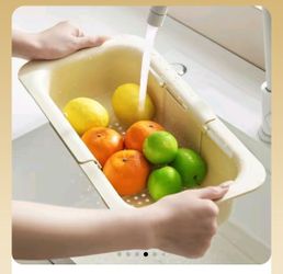 Expandable  Strainer Greon color only / Escurridor expandible color verde