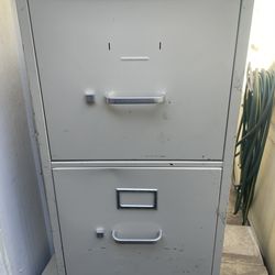 Metal file cabinet