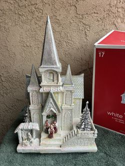 Fiber Optic Christmas Village Church (2009) – $35