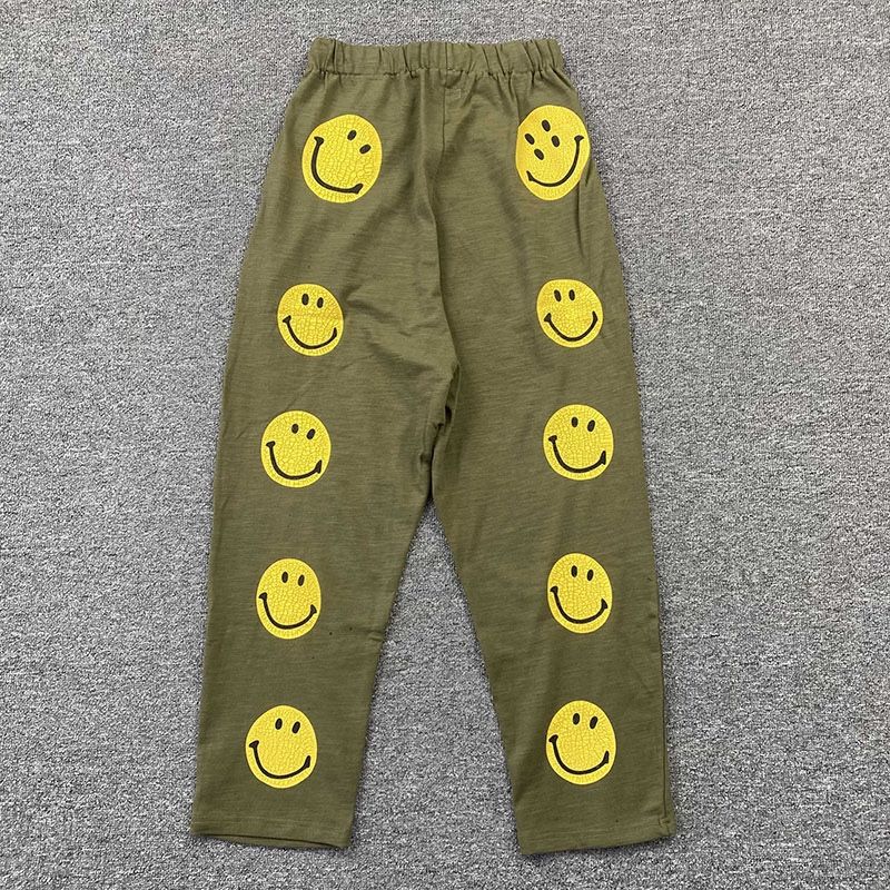 Kapital Double Breasted Smiley Face Print Trousers 