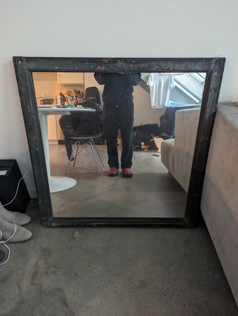 Mirror Made From Converted Old Window