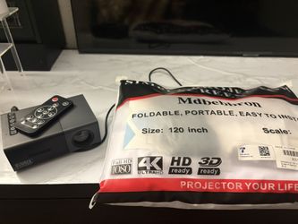 Projector + Screen