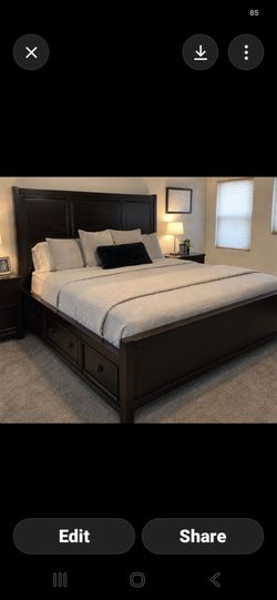 King bed frame