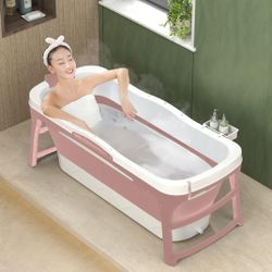 56" Bathtub for Adults with cover