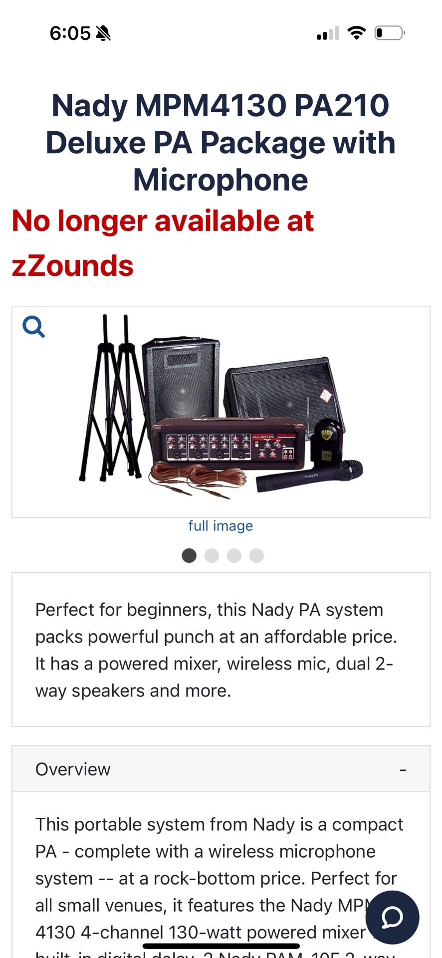 Nady Audio MPM 4130 PA210