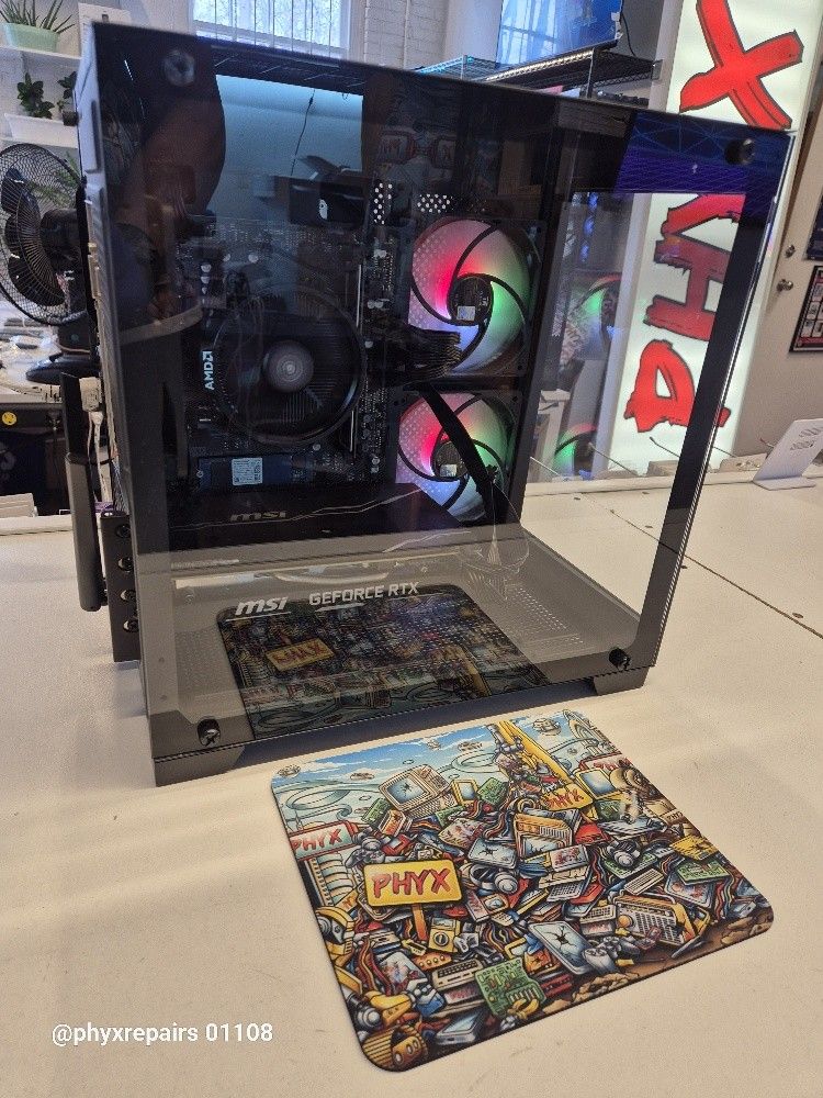 Tusin Gaming PC: MSI A520M-A PRO, 3.59 Ryzen 7, 16GB RAM, 500GB SSD + 1TB, RTX 2060 Super Ventus OC, Wi-Fi 6 + BT 5 $695