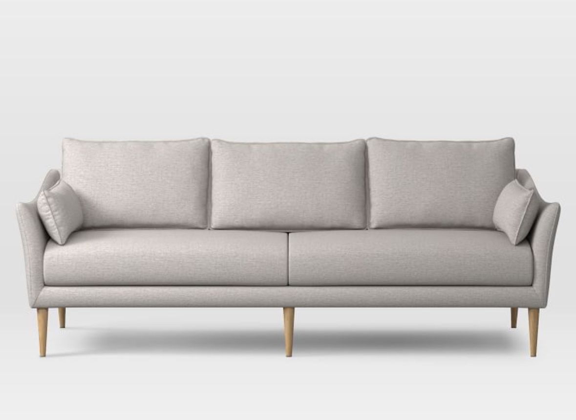 West Elm Grey Couch