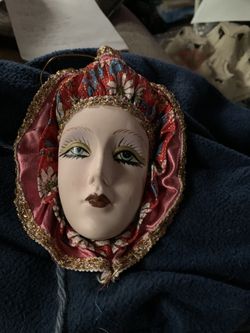 Collectible Wall Ceramic Mask 