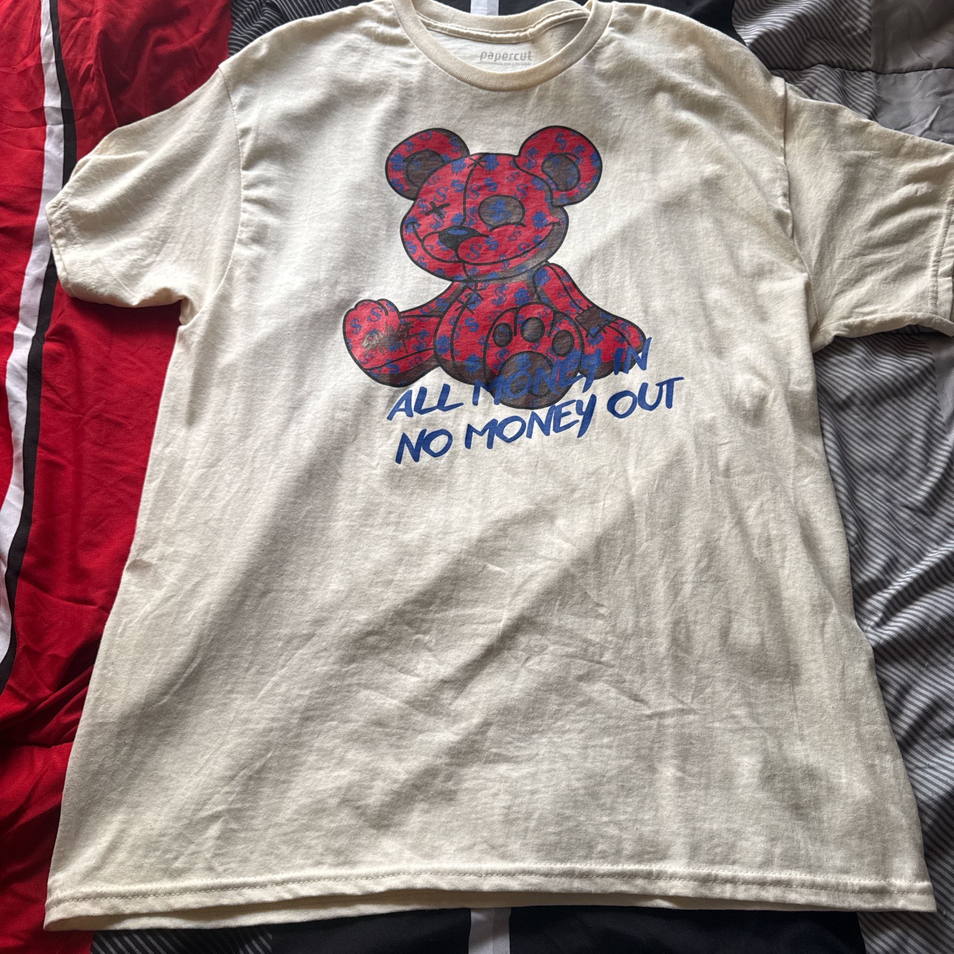 Beige graphic Tee