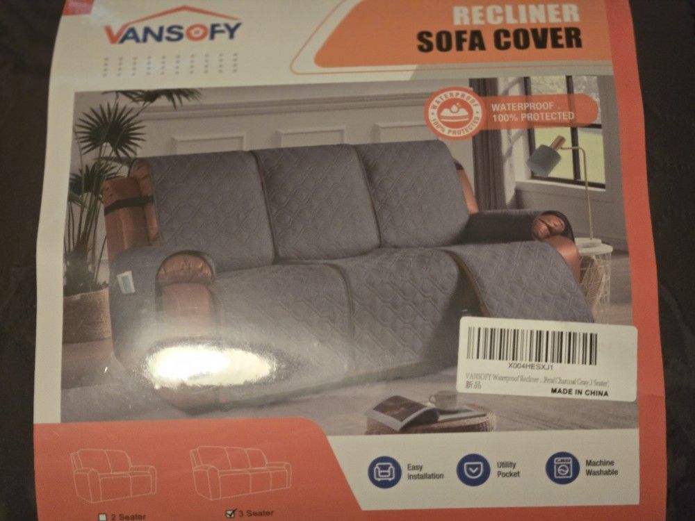 Cover for 3 seater recliner couch