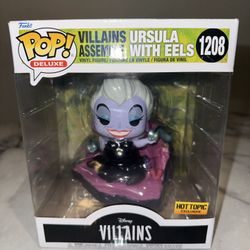 NEW FUNKO POP DELUXE URSULA DISNEY VILLAINS LITTLE MERMAID HOT TOPIC EXCLUSIVE