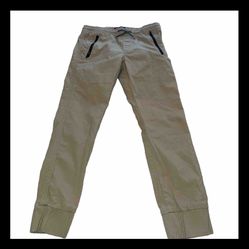 Denizen From Levi's Jogger Pants Youth Boys Size 12 Regular Beige Drawstring 