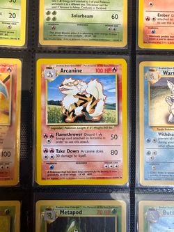Arcanine Base Set Pokémon Card 23/102