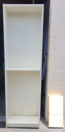 Tall white Bookshelf