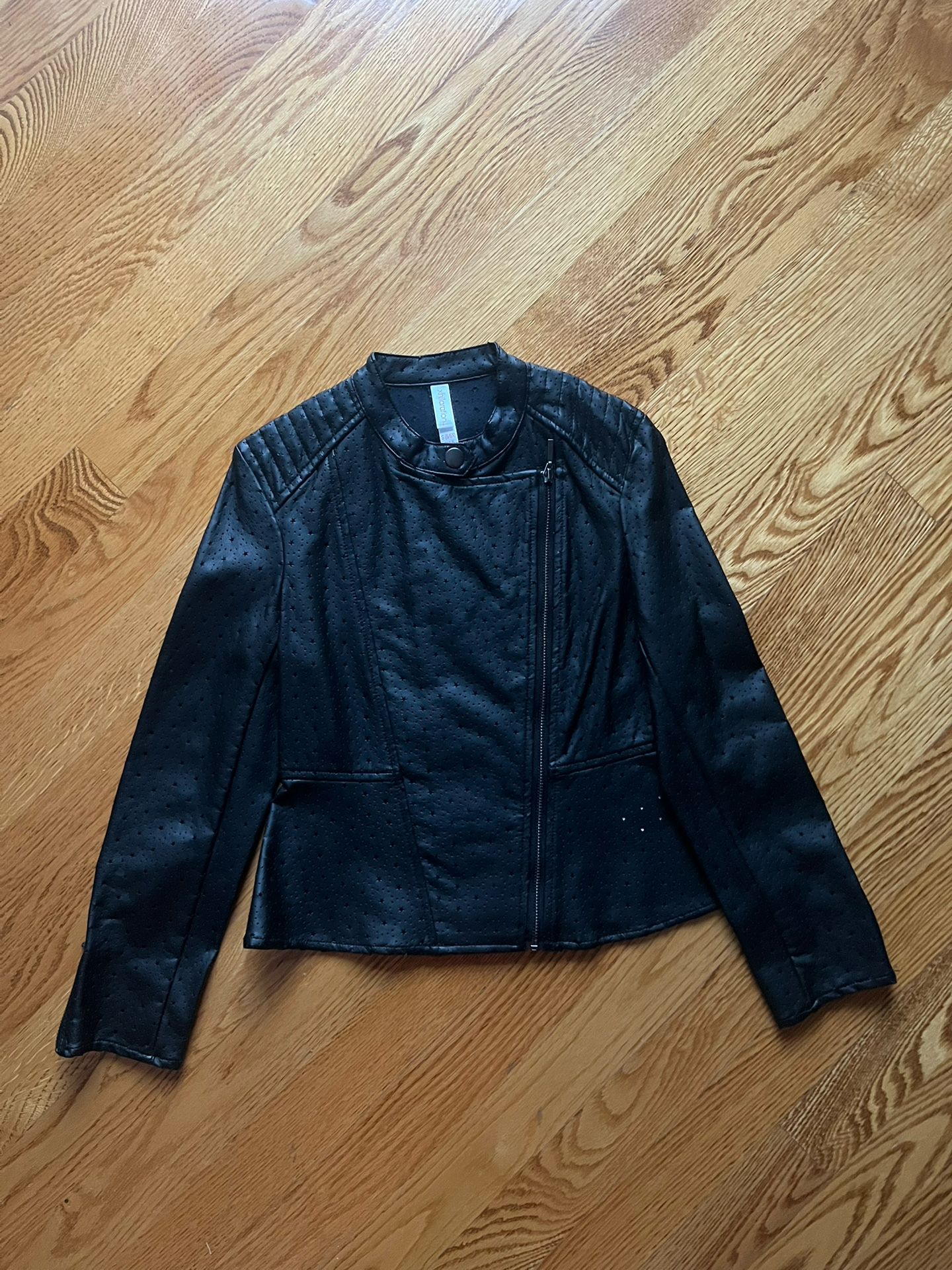 Girls Faux Leather Jacket Size 6/6x