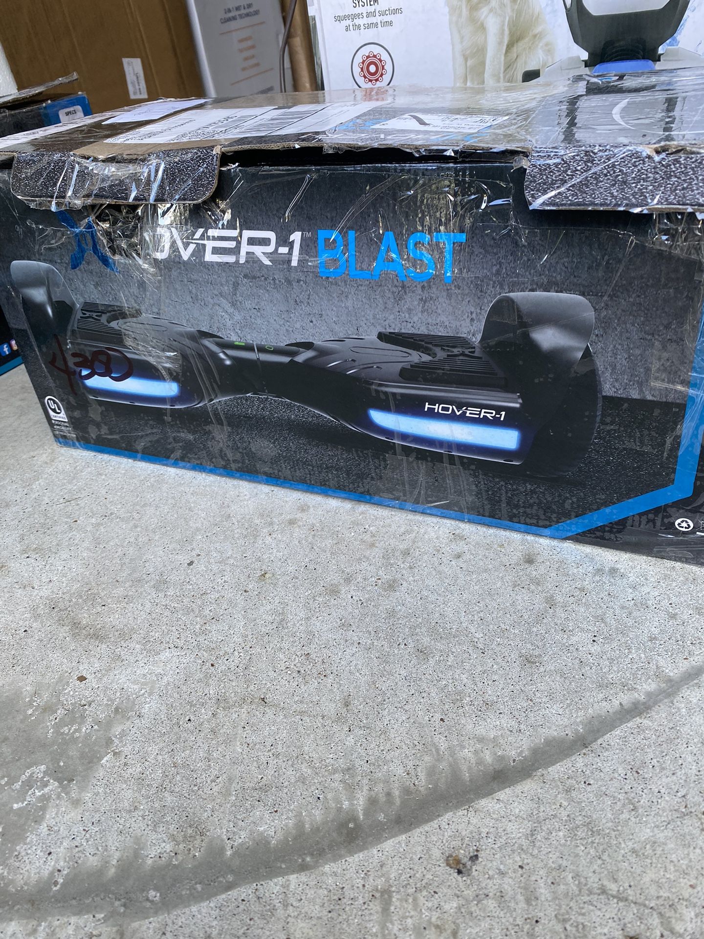 Hover-1 Blast Electric Self-Balancing Hoverboard with 6.5” Tires, Dual 160W Motors, 7 mph Max Speed, and 3 Miles Max Range